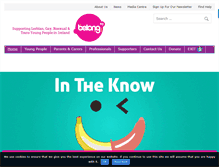 Tablet Screenshot of belongto.org